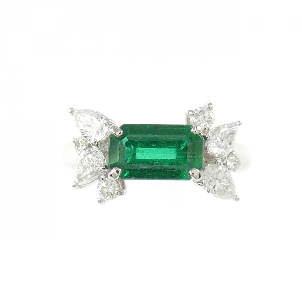 PT900 エメラルド リング 1.106CT