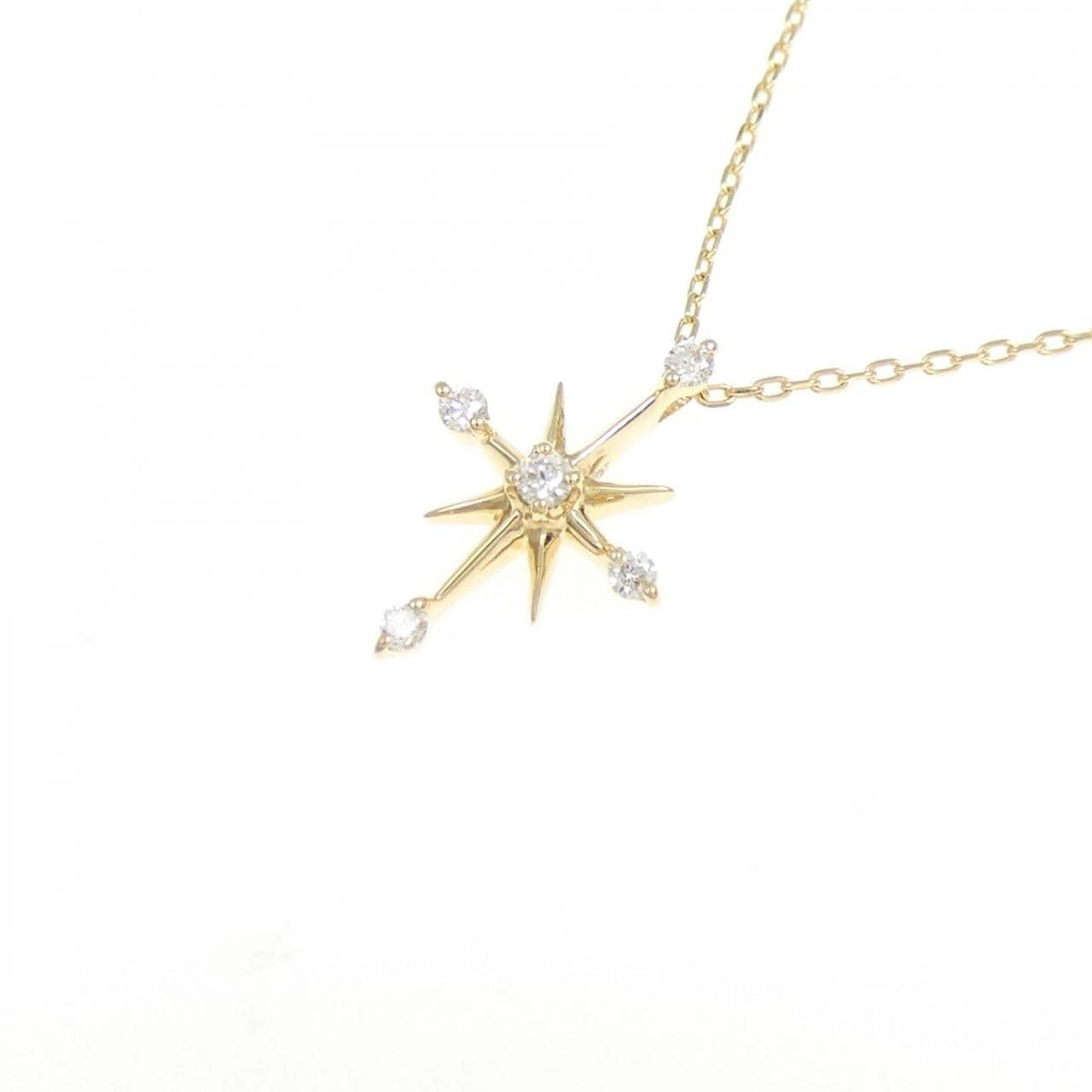 STAR JEWELRY十字星項鍊 0.04CT