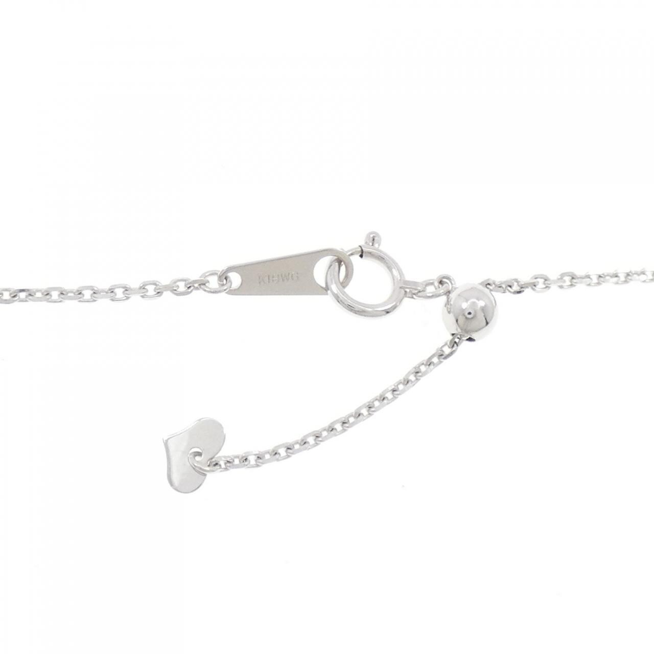 K18WG ダイヤモンド ネックレス 0.61CT