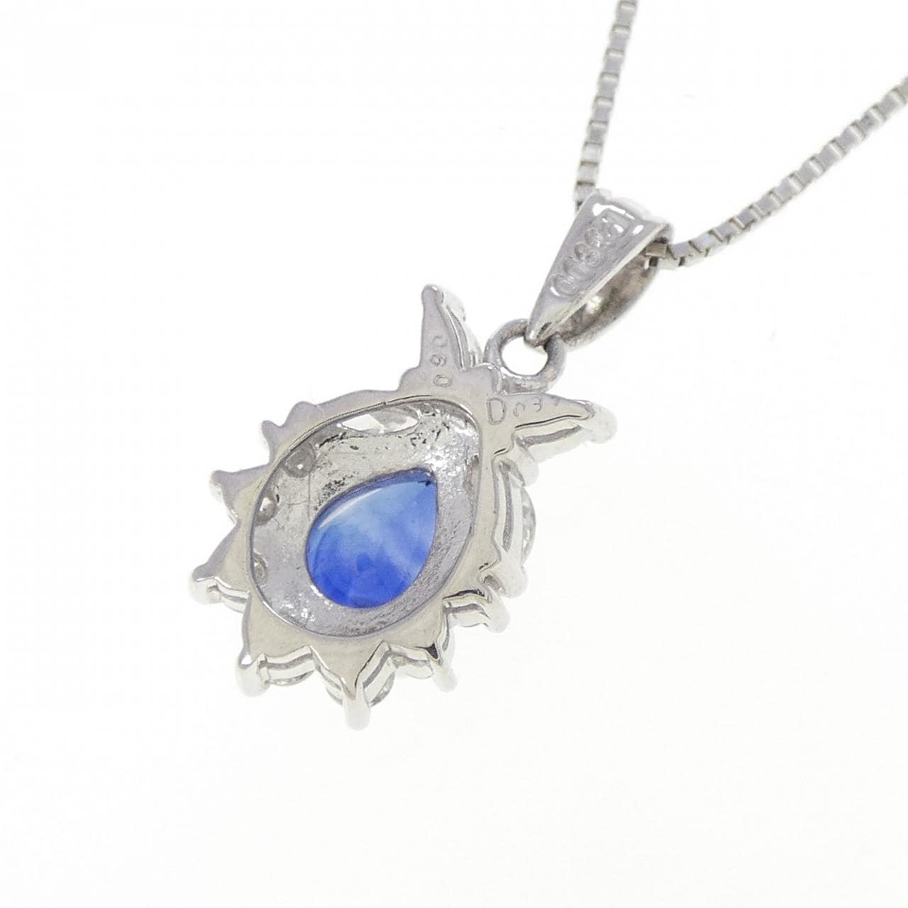 PT900/PT850 サファイヤ ネックレス 0.60CT