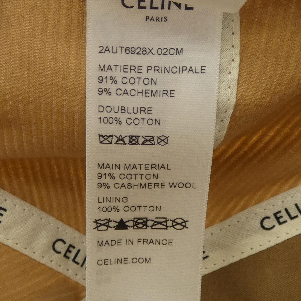 セリーヌ CELINE 2AUT6928X キャップ