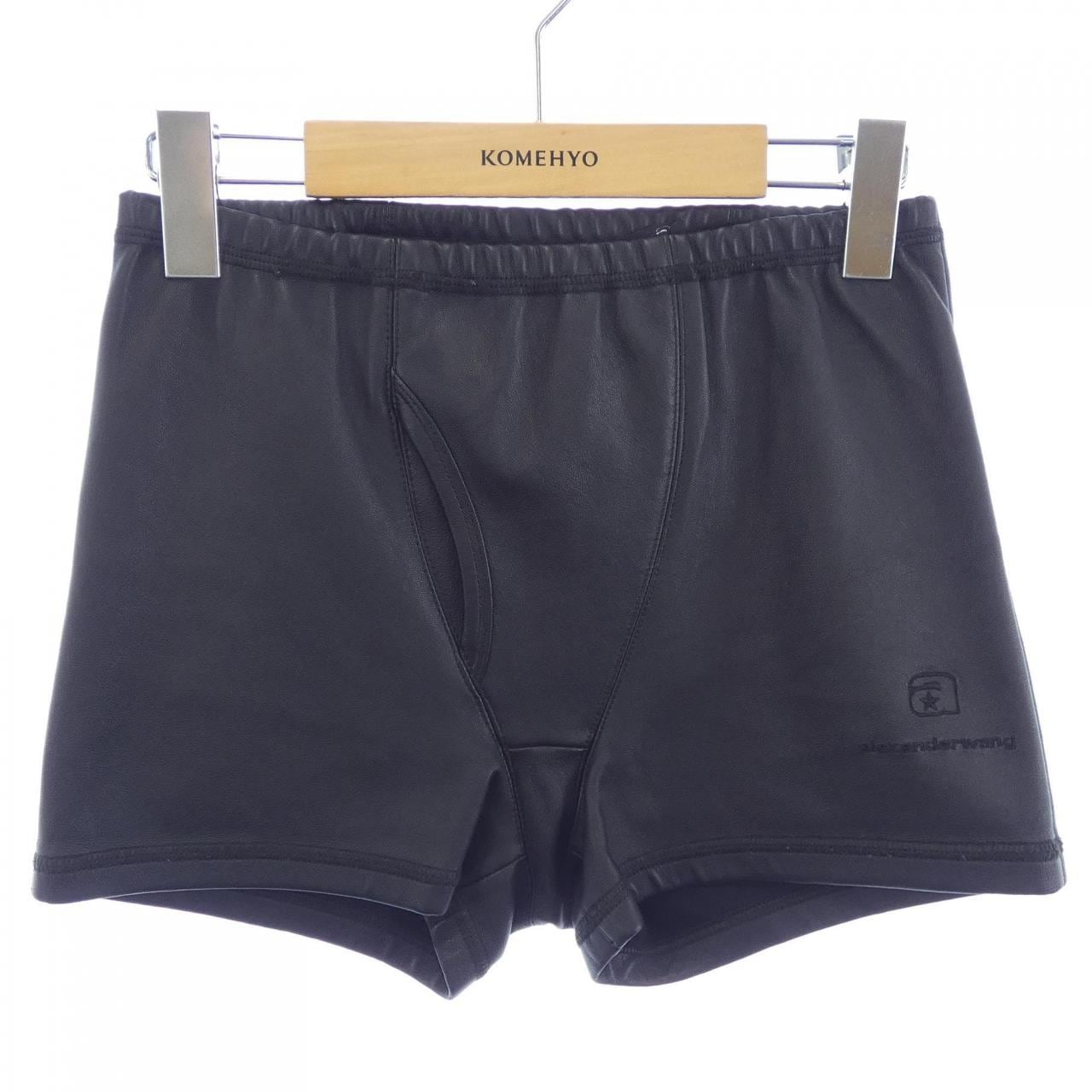 アレキサンダーワン ALEXANDER WANG レザーショートパンツ