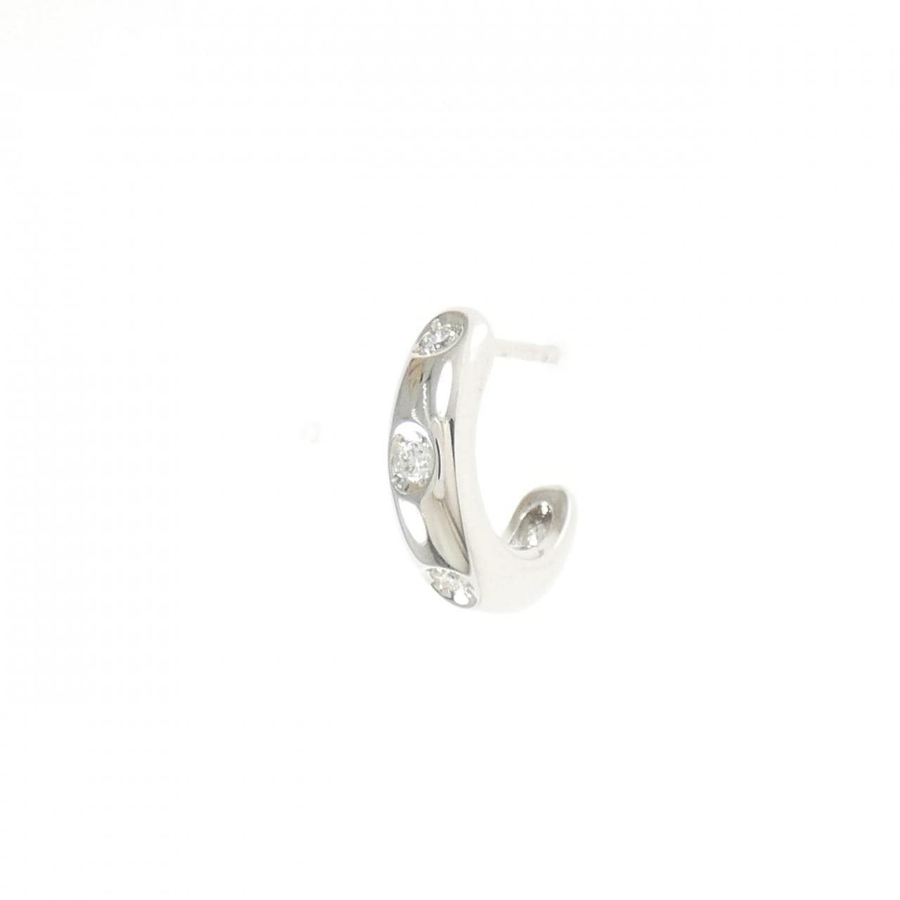 ミキモト ダイヤモンド ピアス 0.06CT 片耳