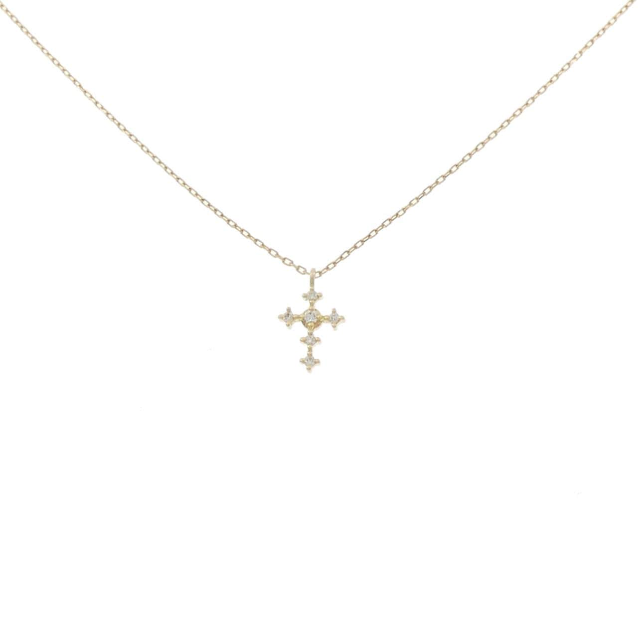 アーカー シェリークロス ネックレス 0.02CT