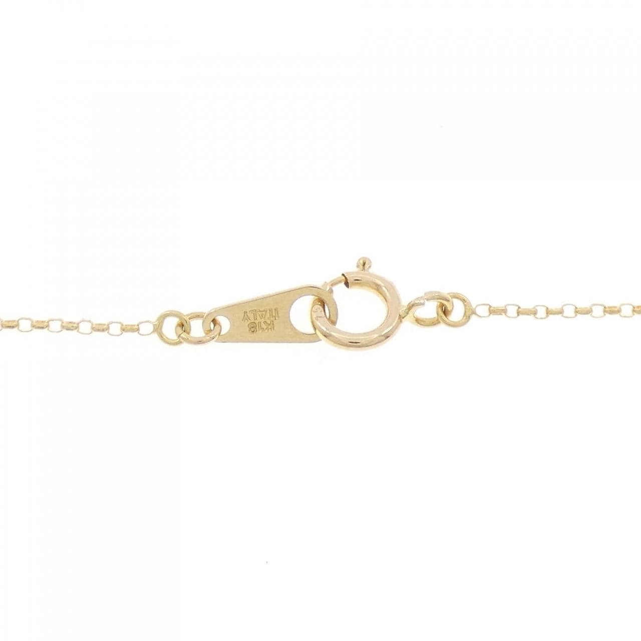 K18YG ダイヤモンド ネックレス 0.12CT