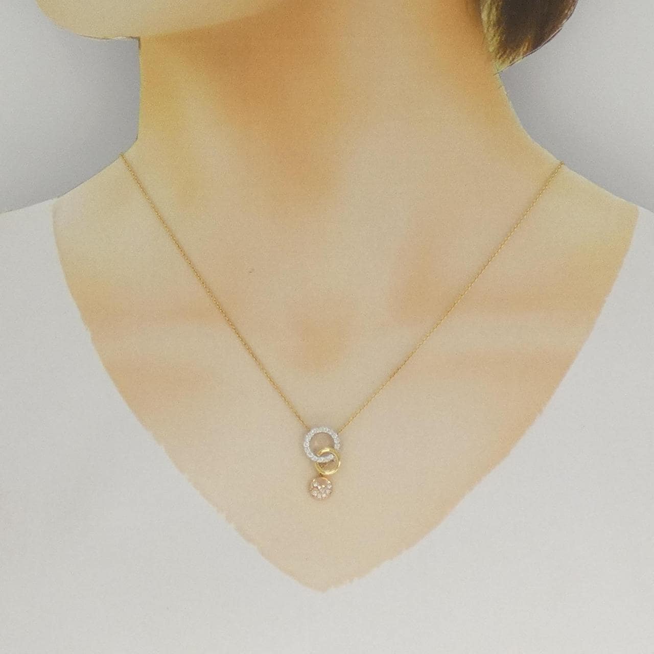 ヴァンドーム ダイヤモンド ネックレス 0.21CT