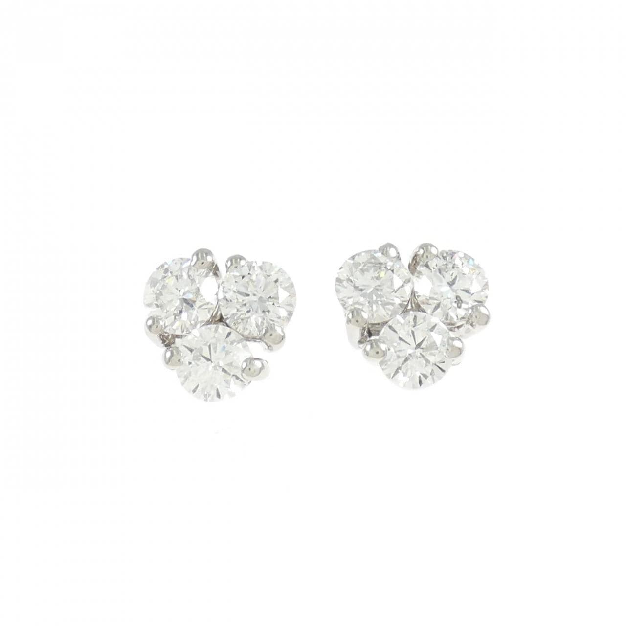 PT900 ダイヤモンド ピアス 2.019CT
