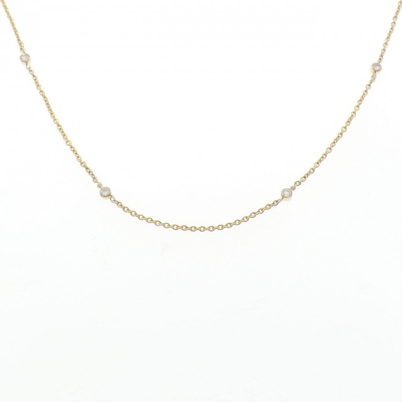 750YG ダイヤモンド ネックレス