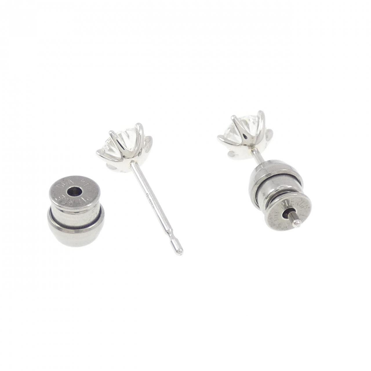 [再加工款] PT900/ST鑽石耳環 0.301CT 0.313CT D VS1 EXT