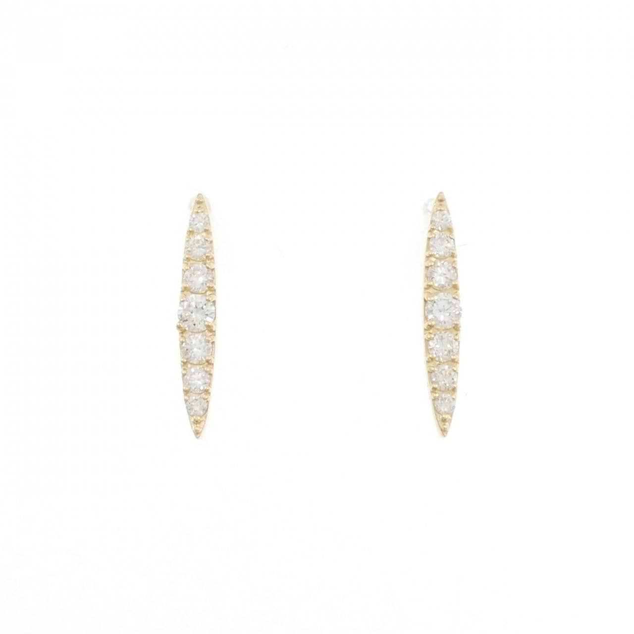 【リメイク】K18YG ダイヤモンド ピアス 0.30CT