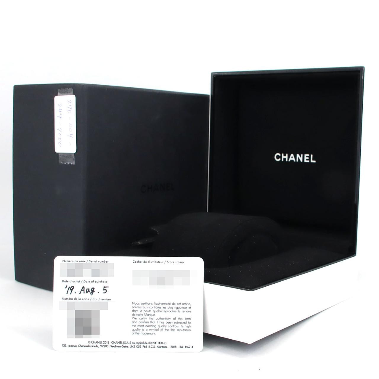 シャネル J12 33mmセラミック･12P H1628 セラミック クォーツ