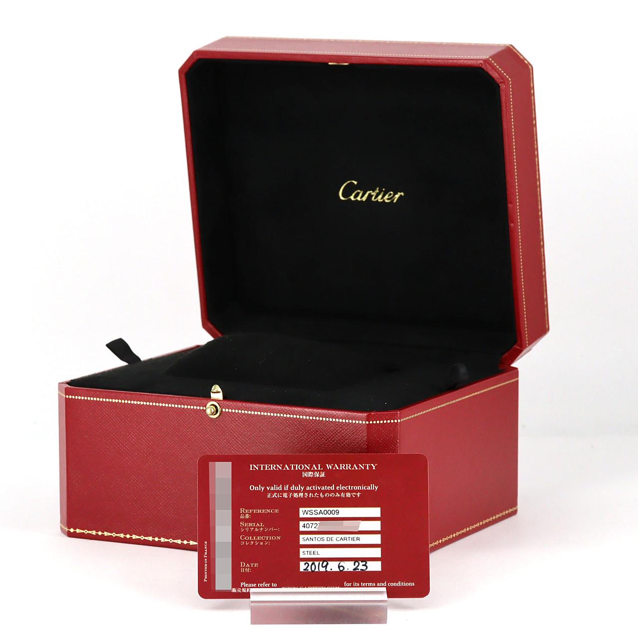 カルティエ サントス･ドゥ･カルティエLM WSSA0009 SS 自動巻