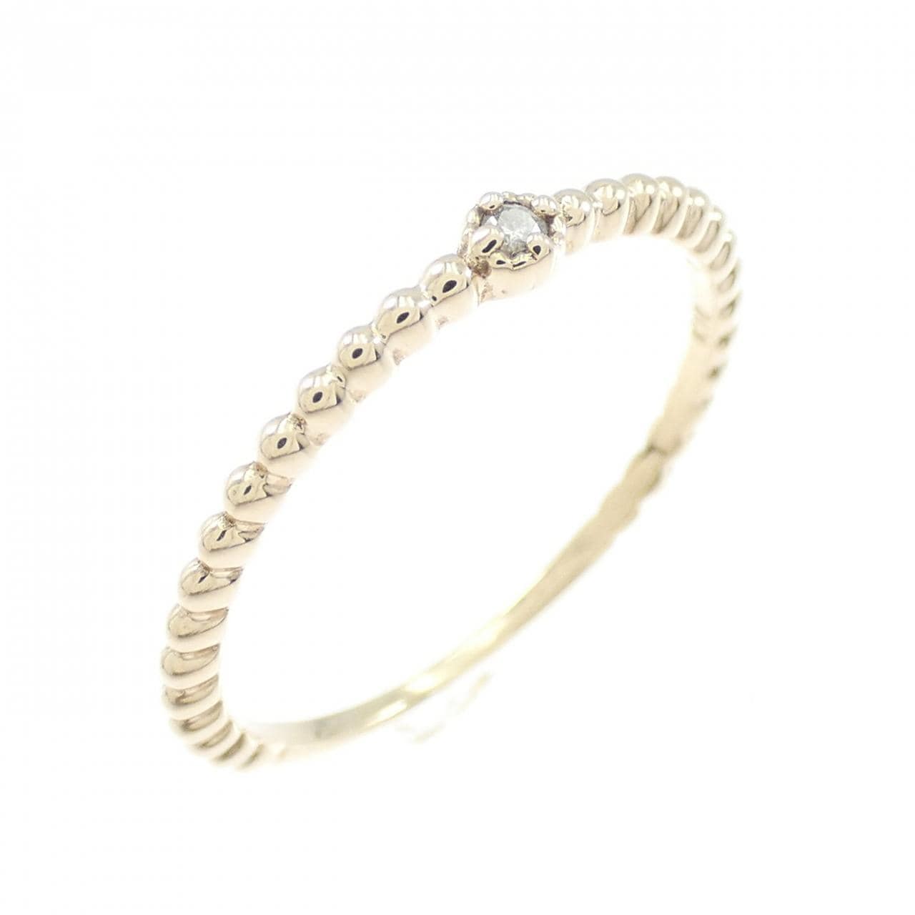 K10YG ダイヤモンド リング 0.01CT