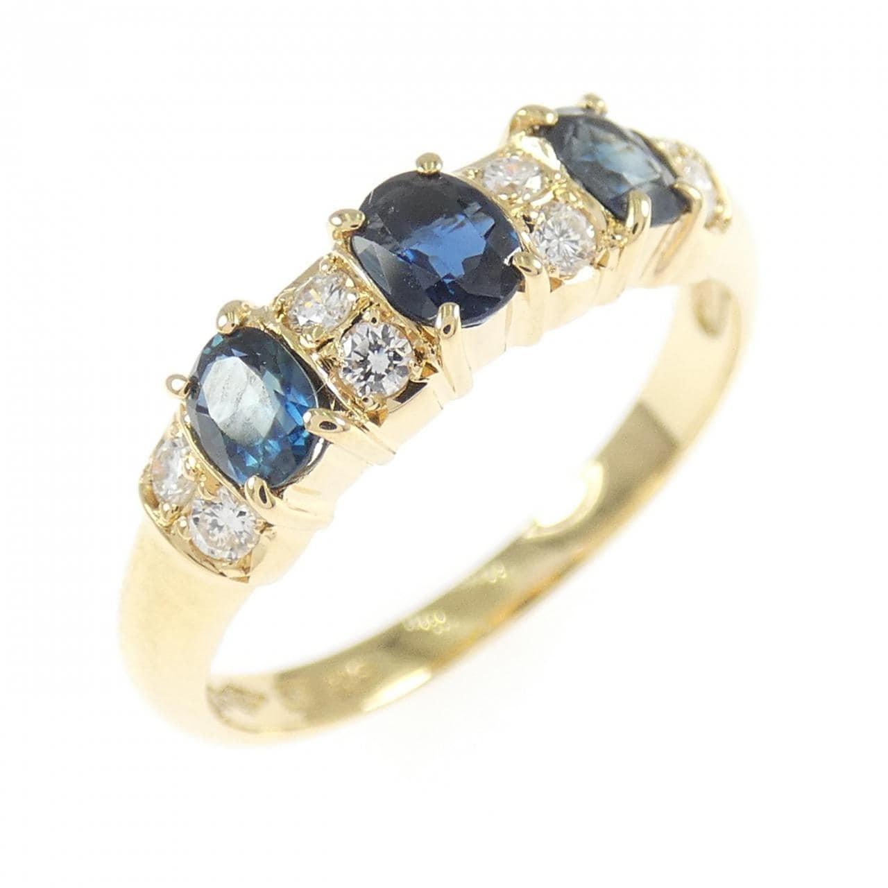 K18YG サファイヤ リング