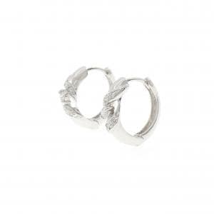 K10WG ダイヤモンド ピアス 0.14CT