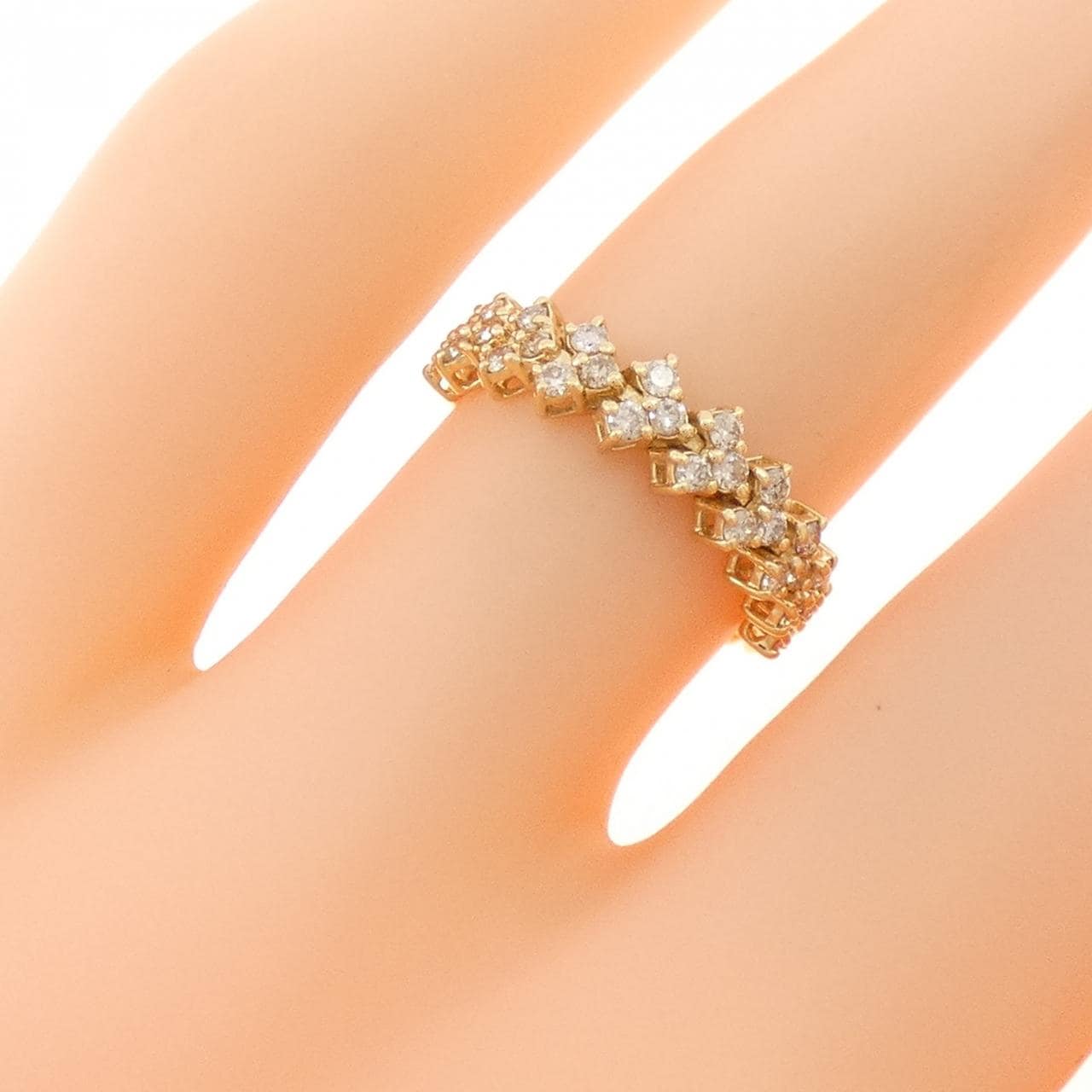 K18YG ダイヤモンド リング 0.30CT