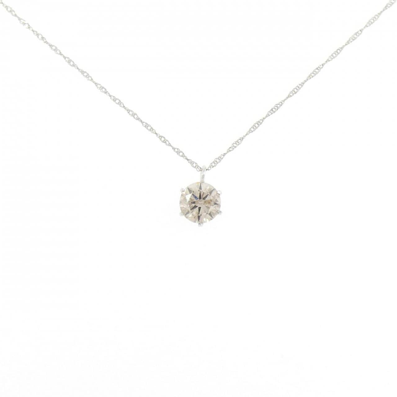 PT999/PT850 ダイヤモンド ネックレス 0.5CT