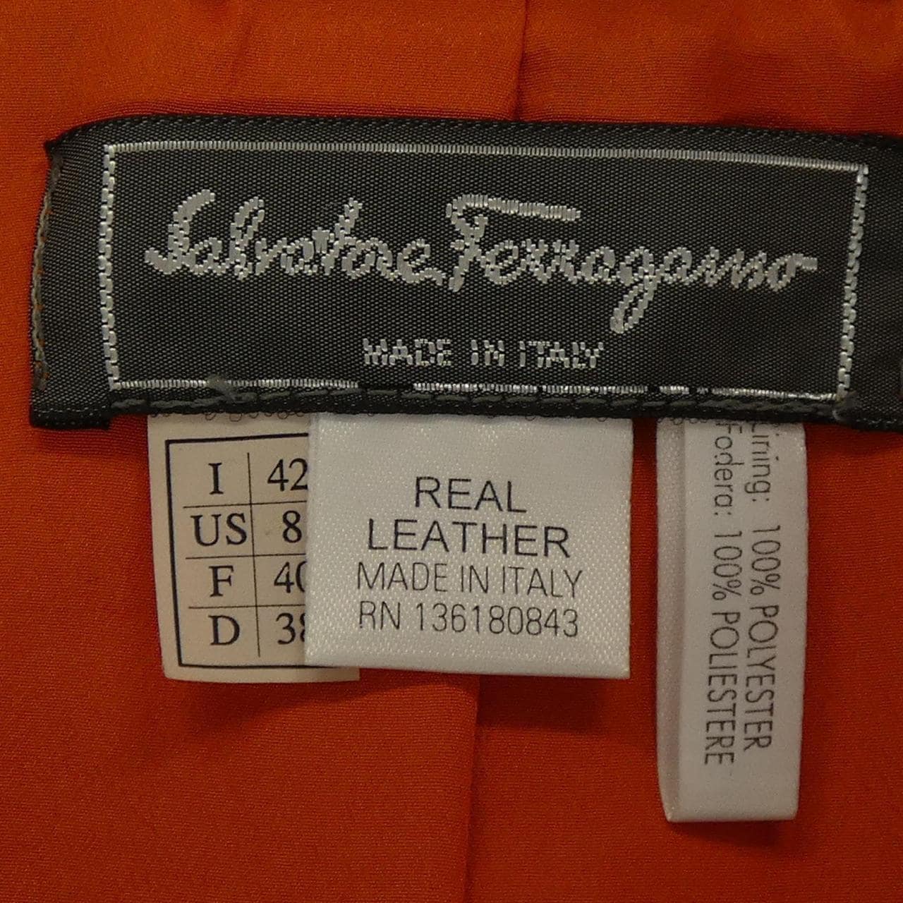【ヴィンテージ】サルヴァトーレフェラガモ SALVATORE FERRAGAMO レザージャケット