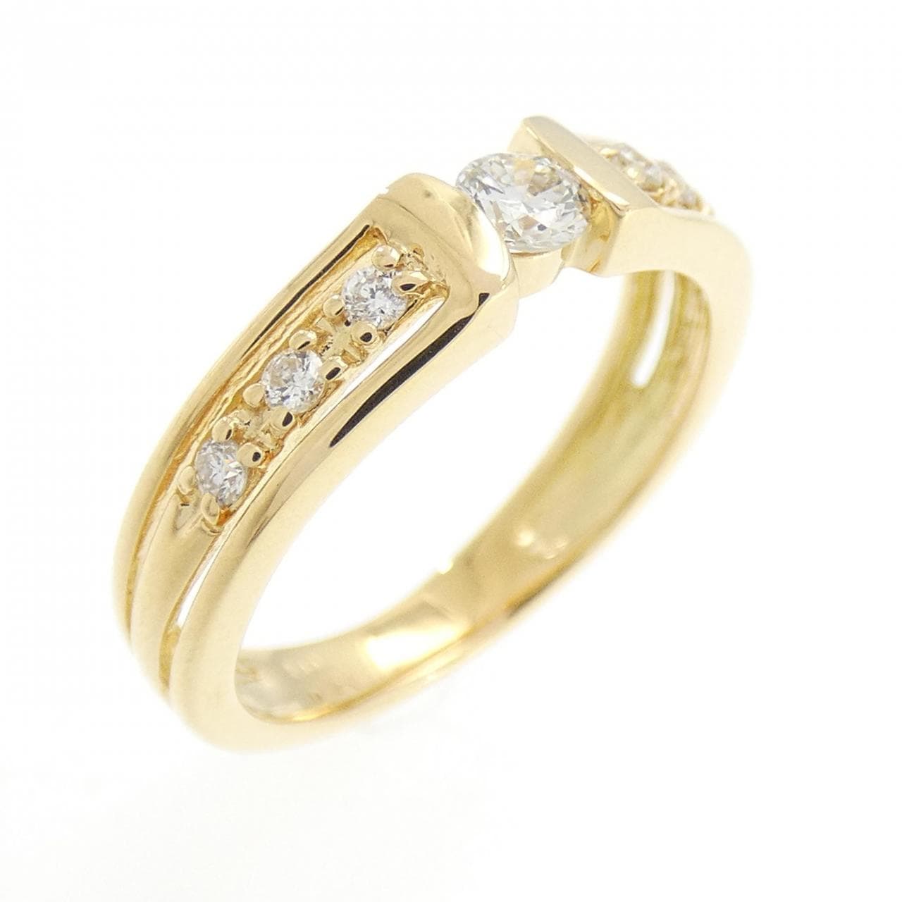 K18YG ダイヤモンド リング 0.20CT
