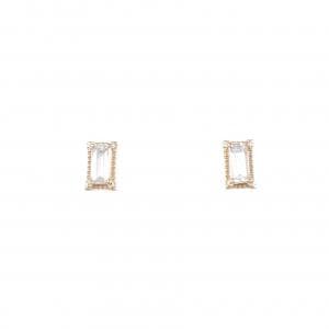 K18PG ダイヤモンド ピアス 0.20CT