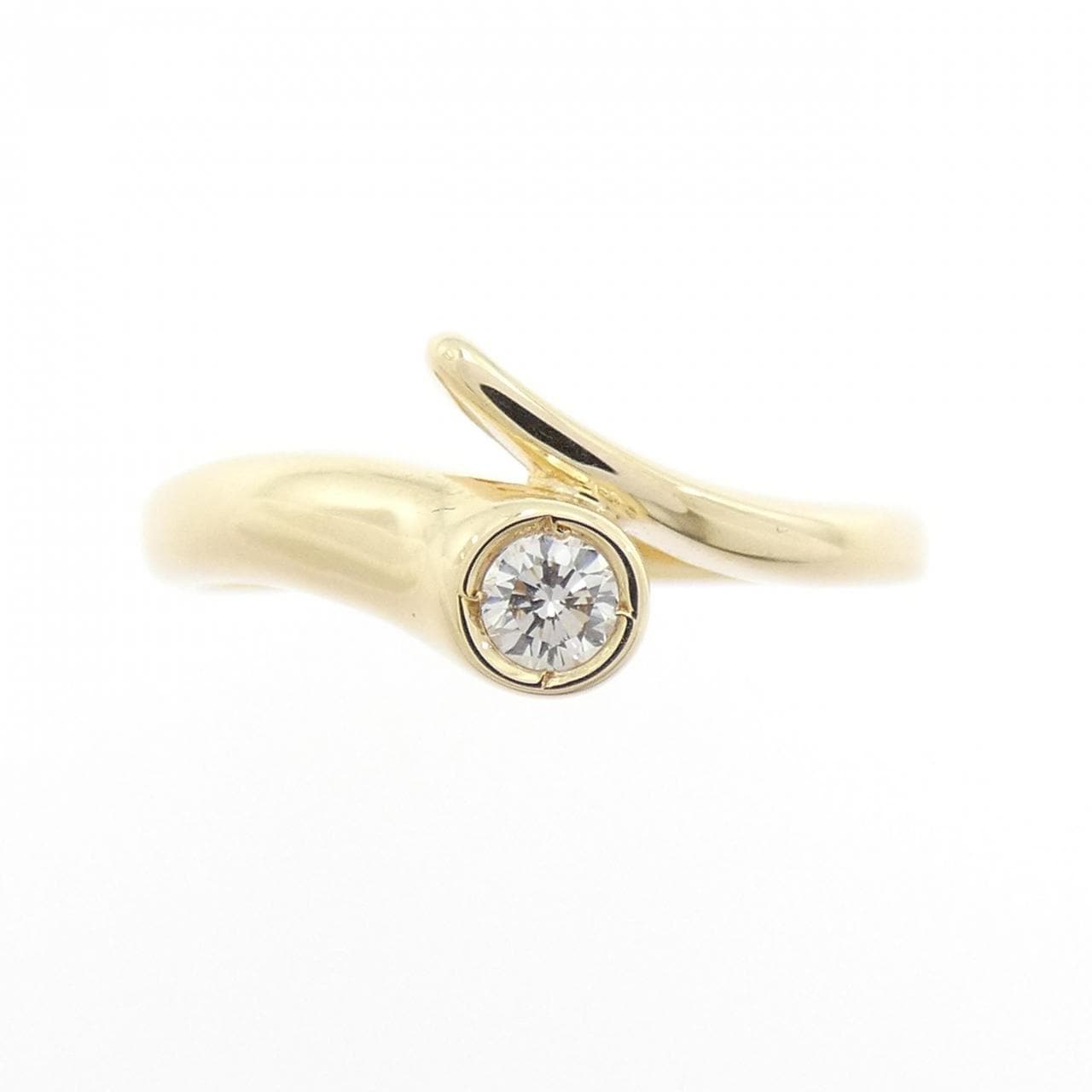 K18YG ダイヤモンド リング 0.10CT
