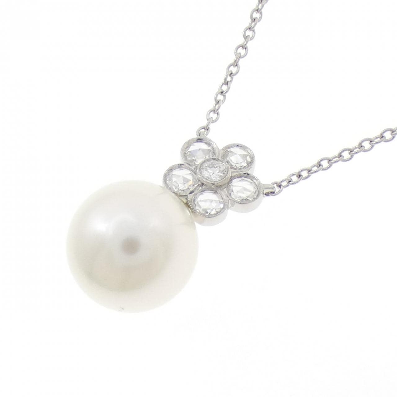 ティファニー 白蝶パール ネックレス 9.3mm