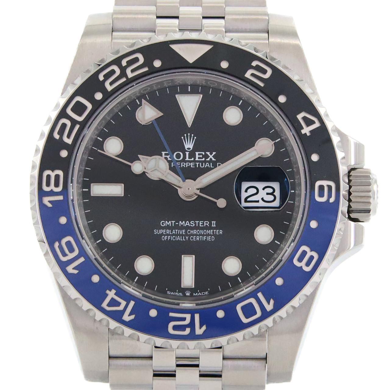 ロレックス GMTマスターⅡ 126710BLNR･5 SS 自動巻 ランダム番