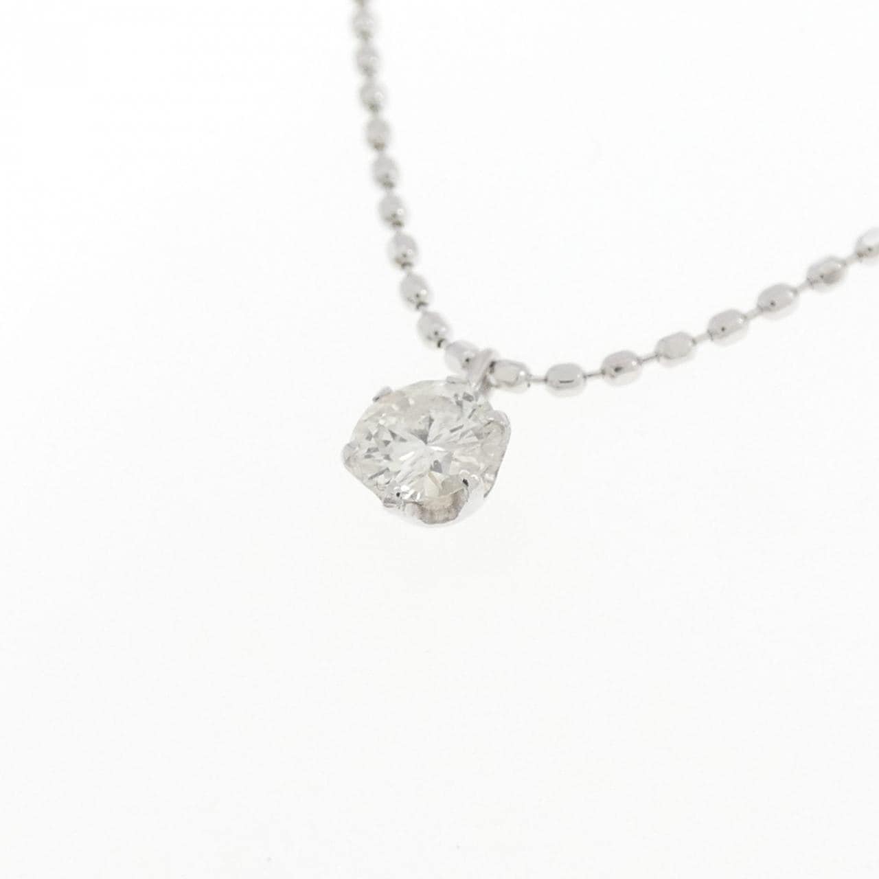 K18WG ダイヤモンド ネックレス 0.70CT