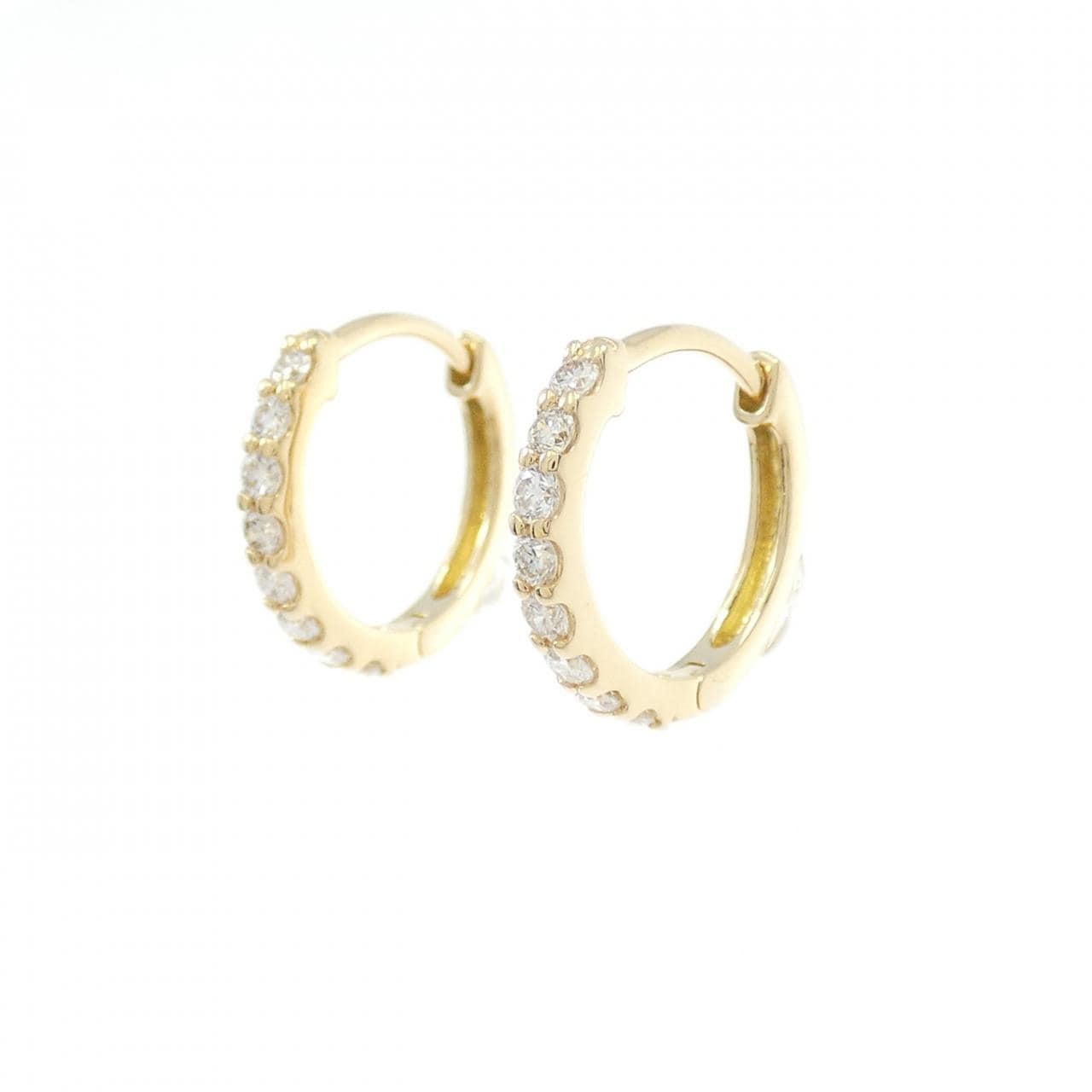 K18YG ダイヤモンド ピアス