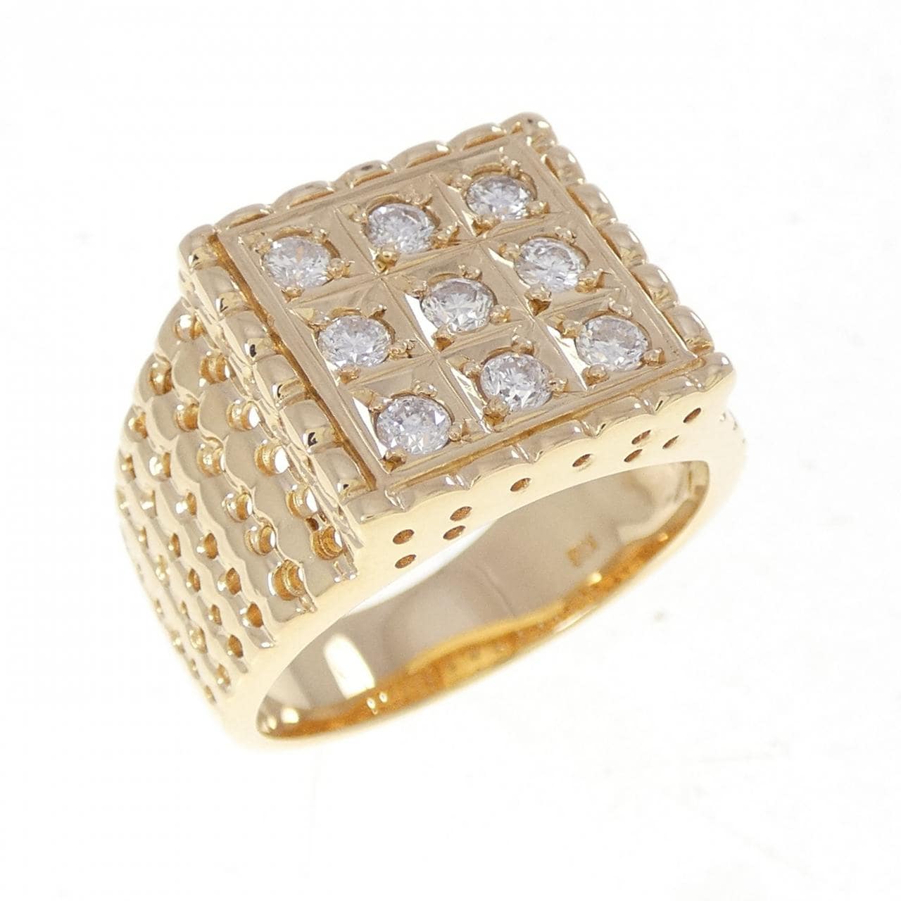 K18YG ダイヤモンド リング 0.45CT