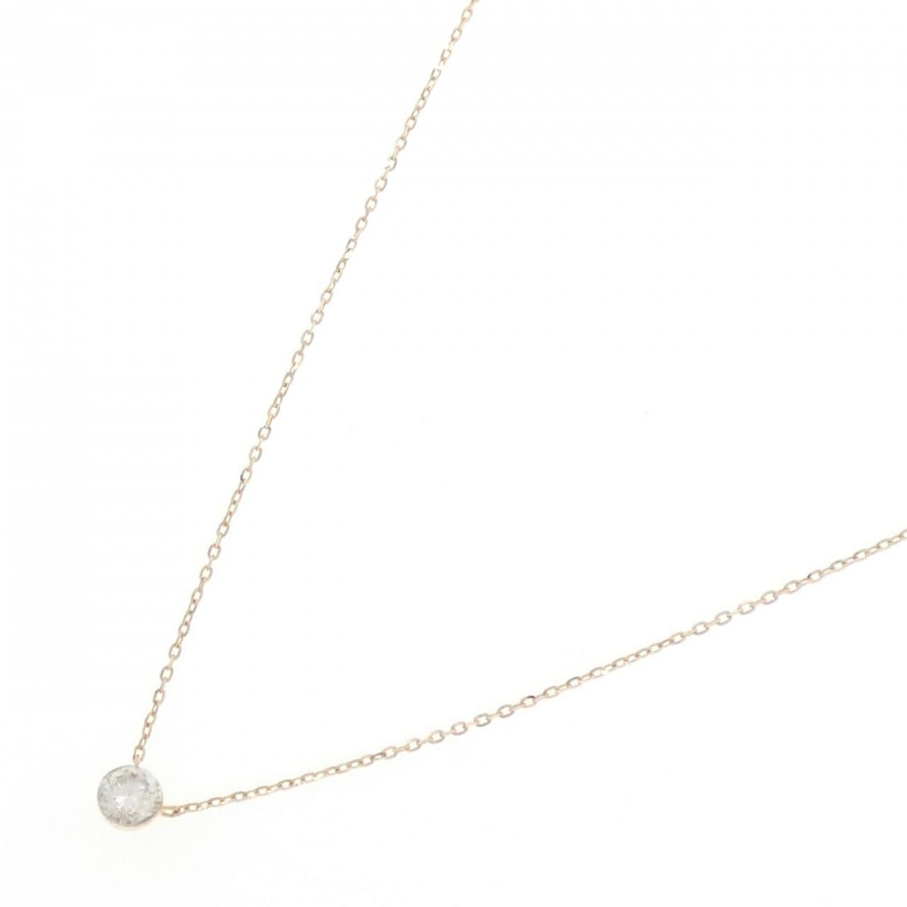 アガット ダイヤモンド ネックレス 0.2CT