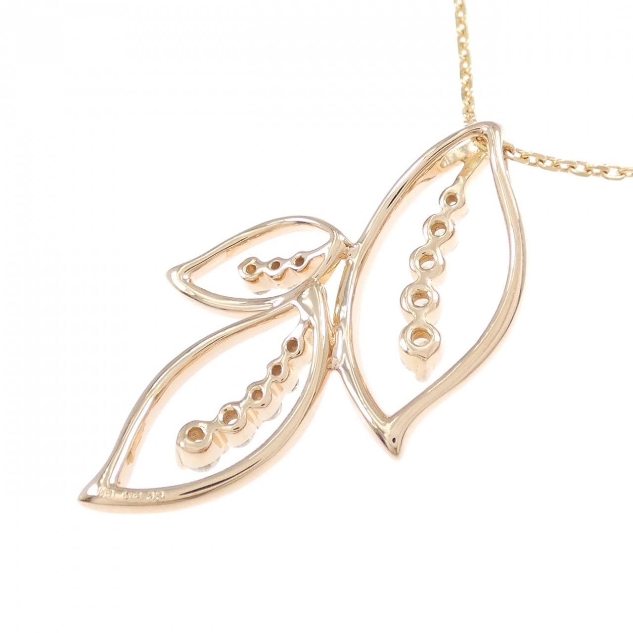 K18PG ダイヤモンド ネックレス 0.33CT