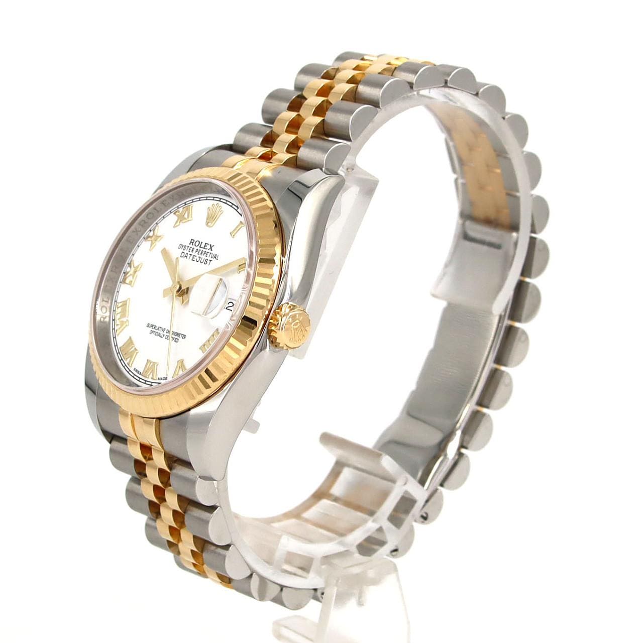 ロレックス デイトジャスト 116233 SSxYG 自動巻 ランダム番