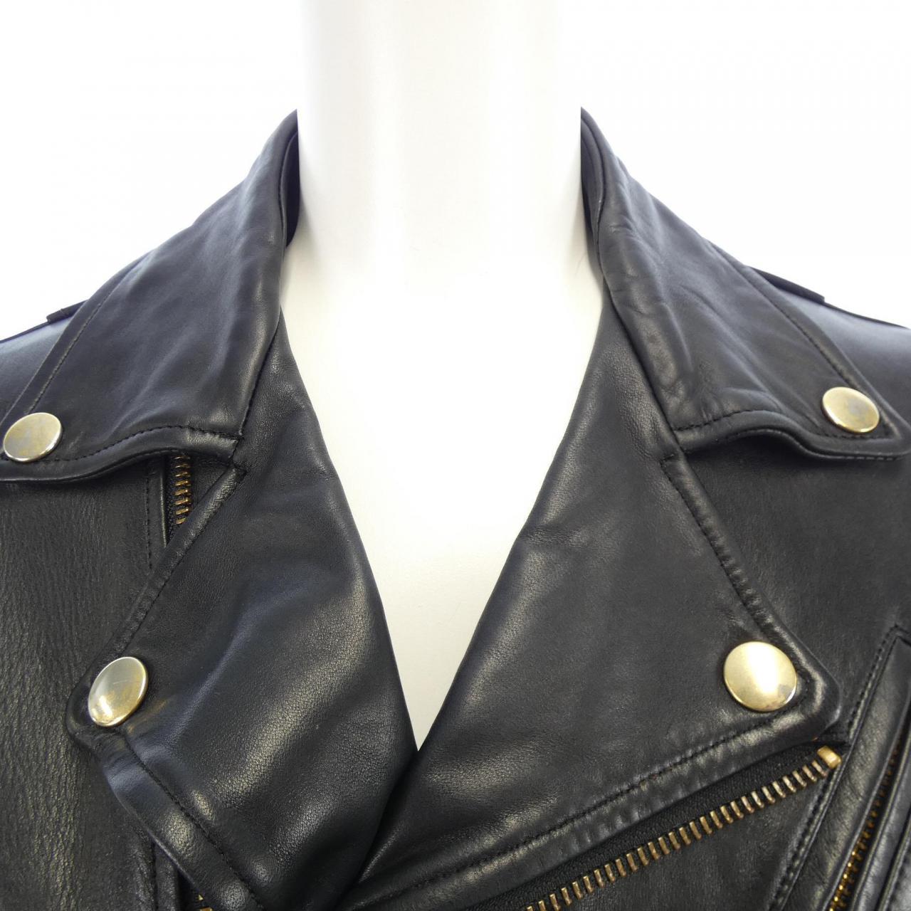 ビューティフルピープル beautiful people レザーライダースジャケット