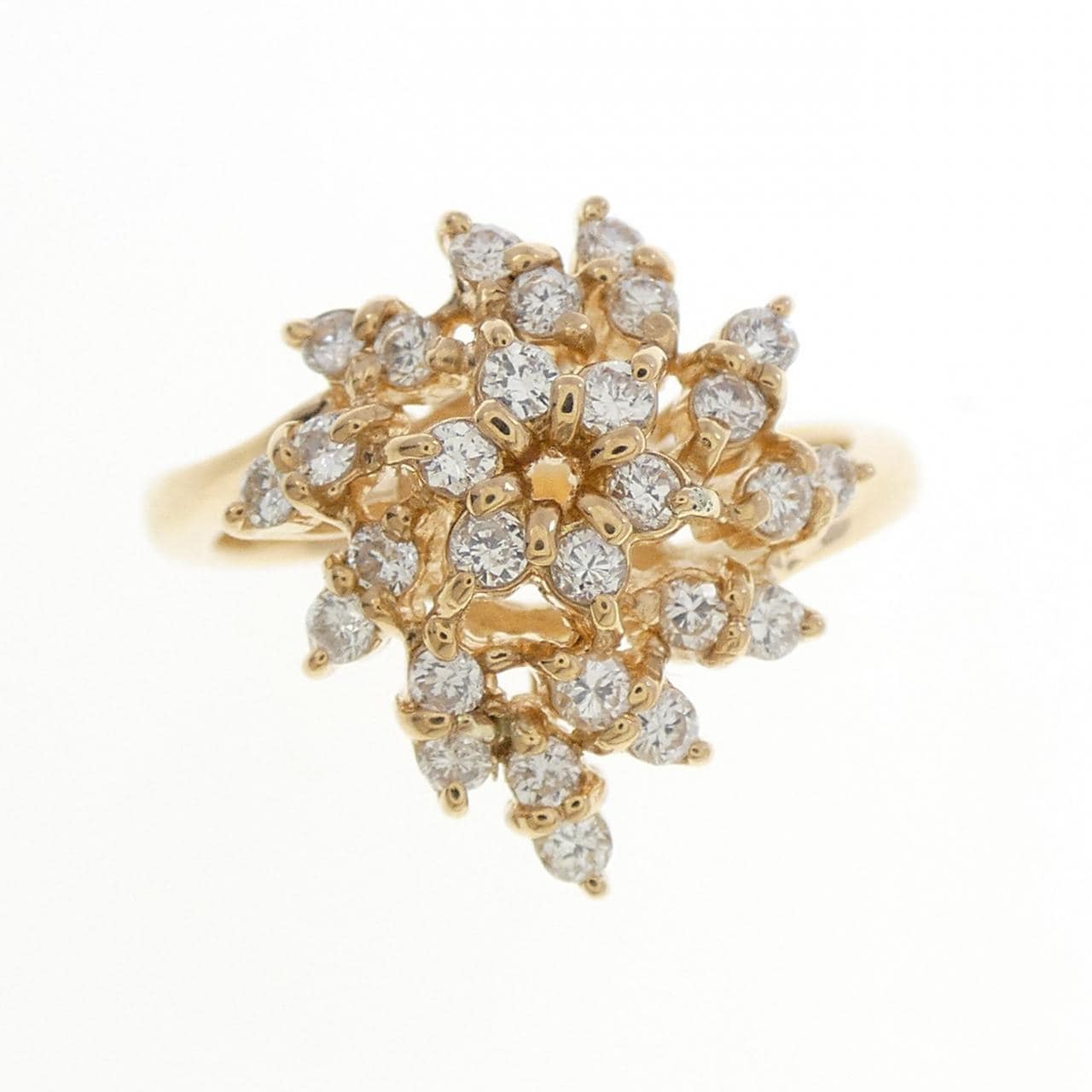 K18YG ダイヤモンド リング 0.42CT