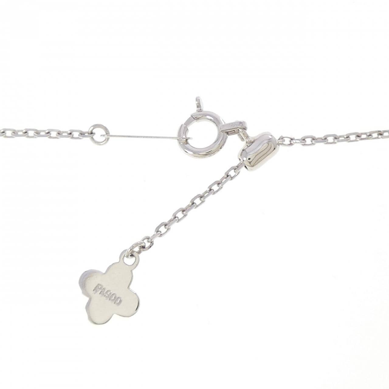 PT900/PT850 ダイヤモンド ネックレス 0.575CT H SI2 ハートシェイプ