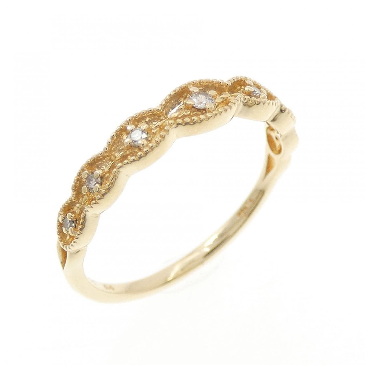 アガット ダイヤモンド リング 0.05CT