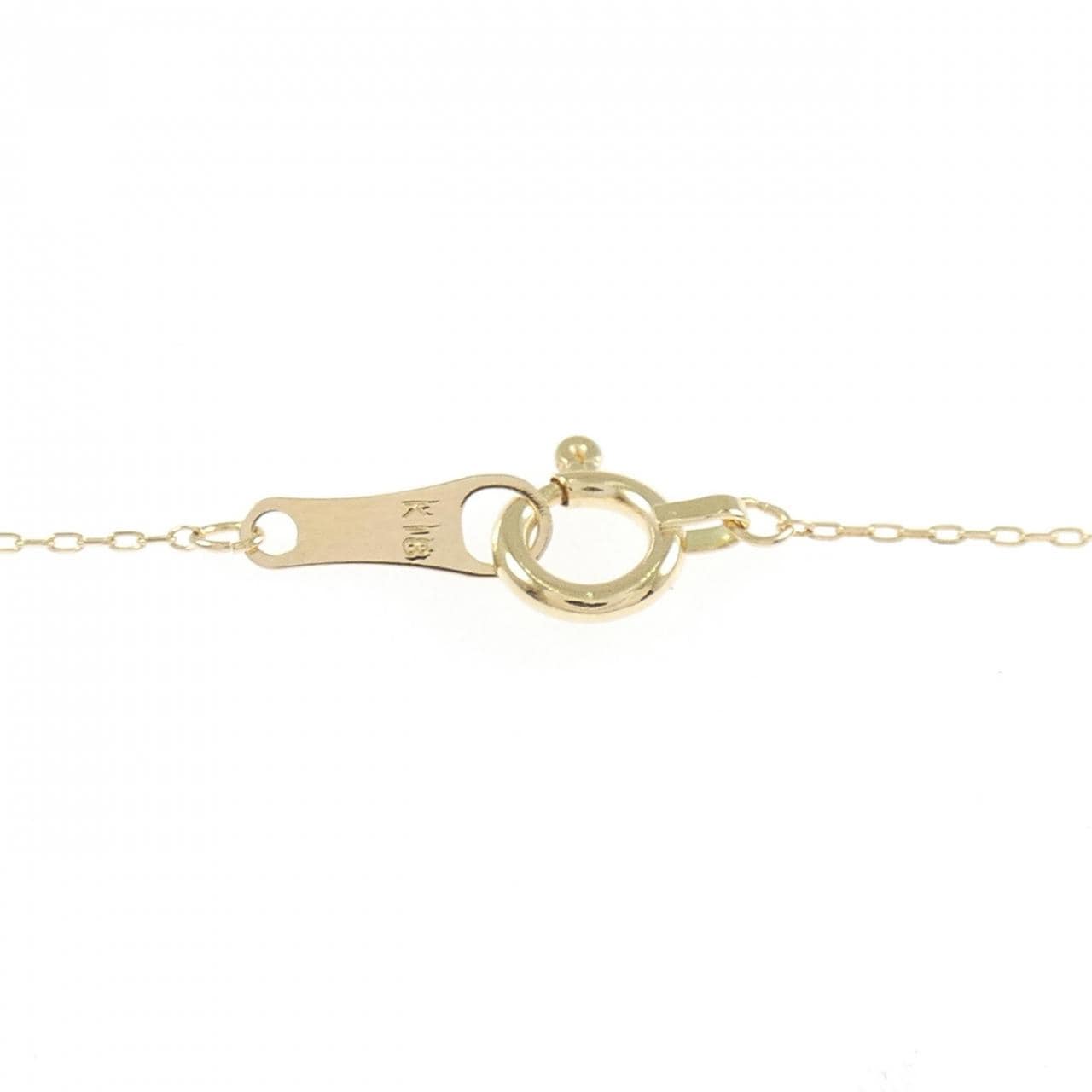 K18YG ダイヤモンド ネックレス 0.22CT