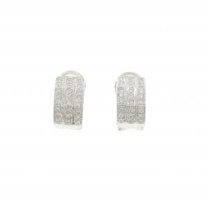 K18WG ダイヤモンド ピアス 0.40CT