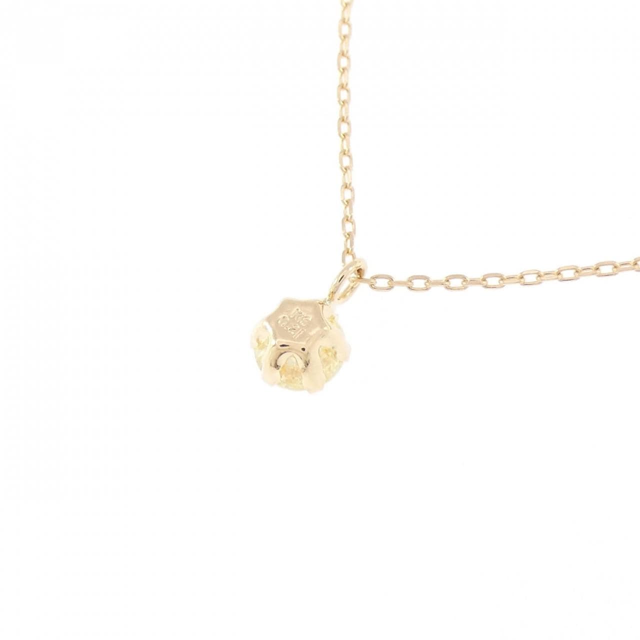 K18YG ダイヤモンド ネックレス 0.21CT