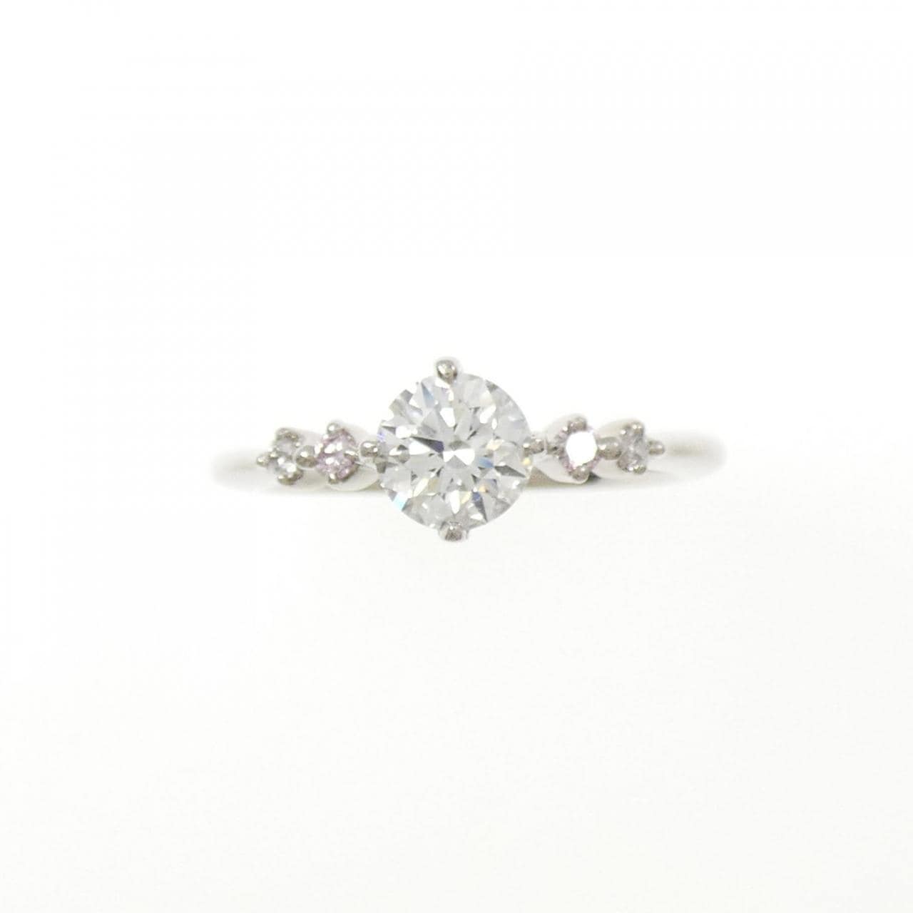 PT950 ダイヤモンド リング 0.550CT D VS1 3EXT H&C