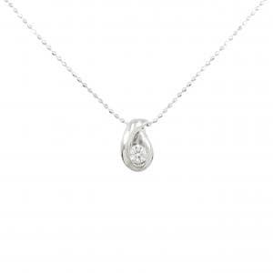 K18WG ダイヤモンド ネックレス 0.109CT