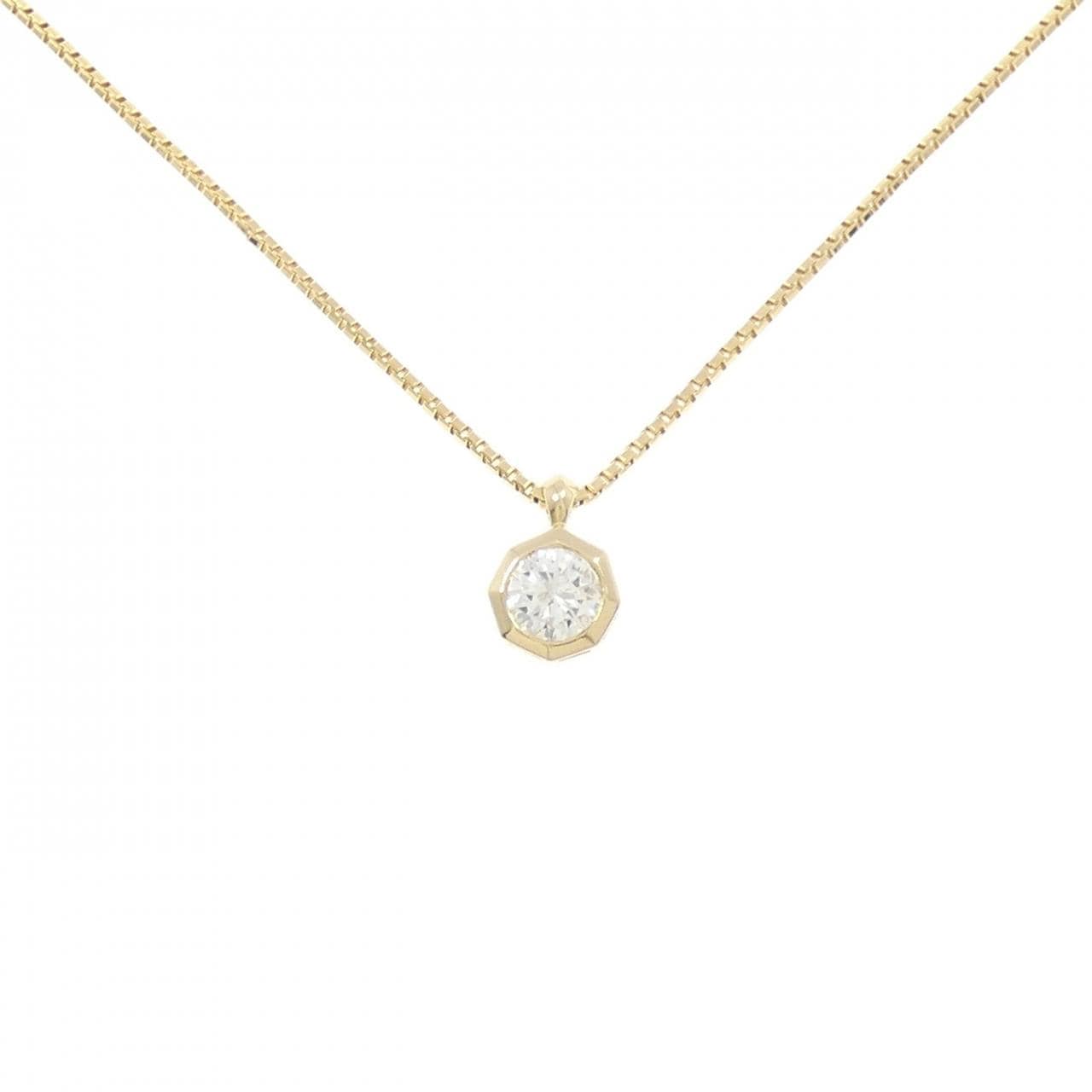 K18YG ダイヤモンド ネックレス 0.32CT