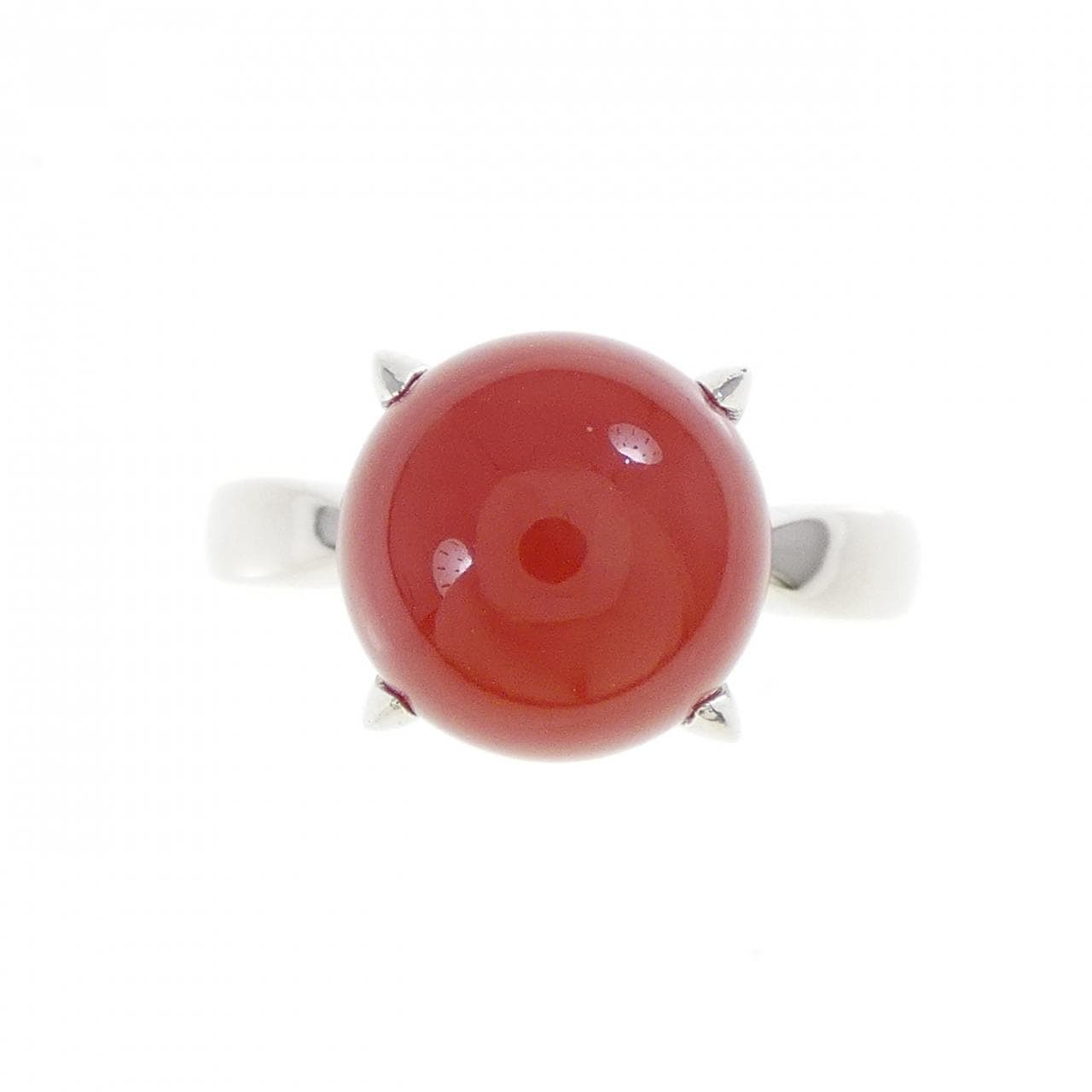 PT900 サンゴ リング 9.6mm