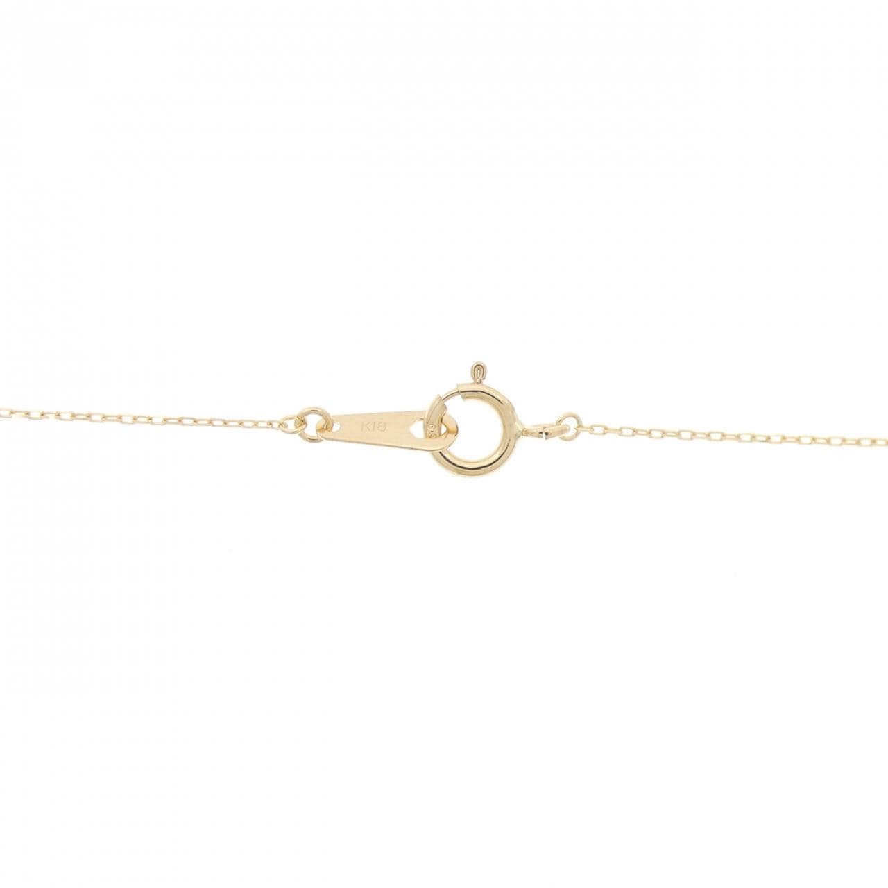 K18YG Akoya pearl necklace