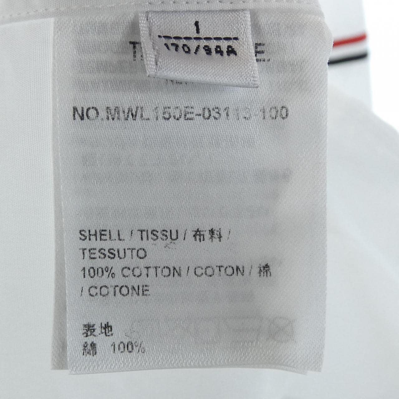 トムブラウン THOM BROWNE MWL150E-03113-100 シャツ