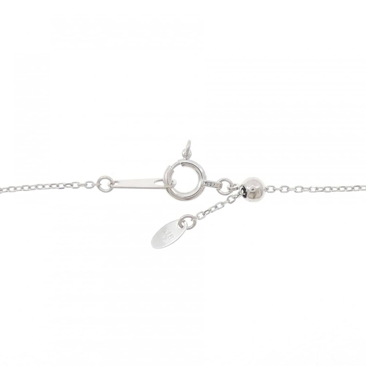 K18WG ブルートパーズ ネックレス 3.10CT