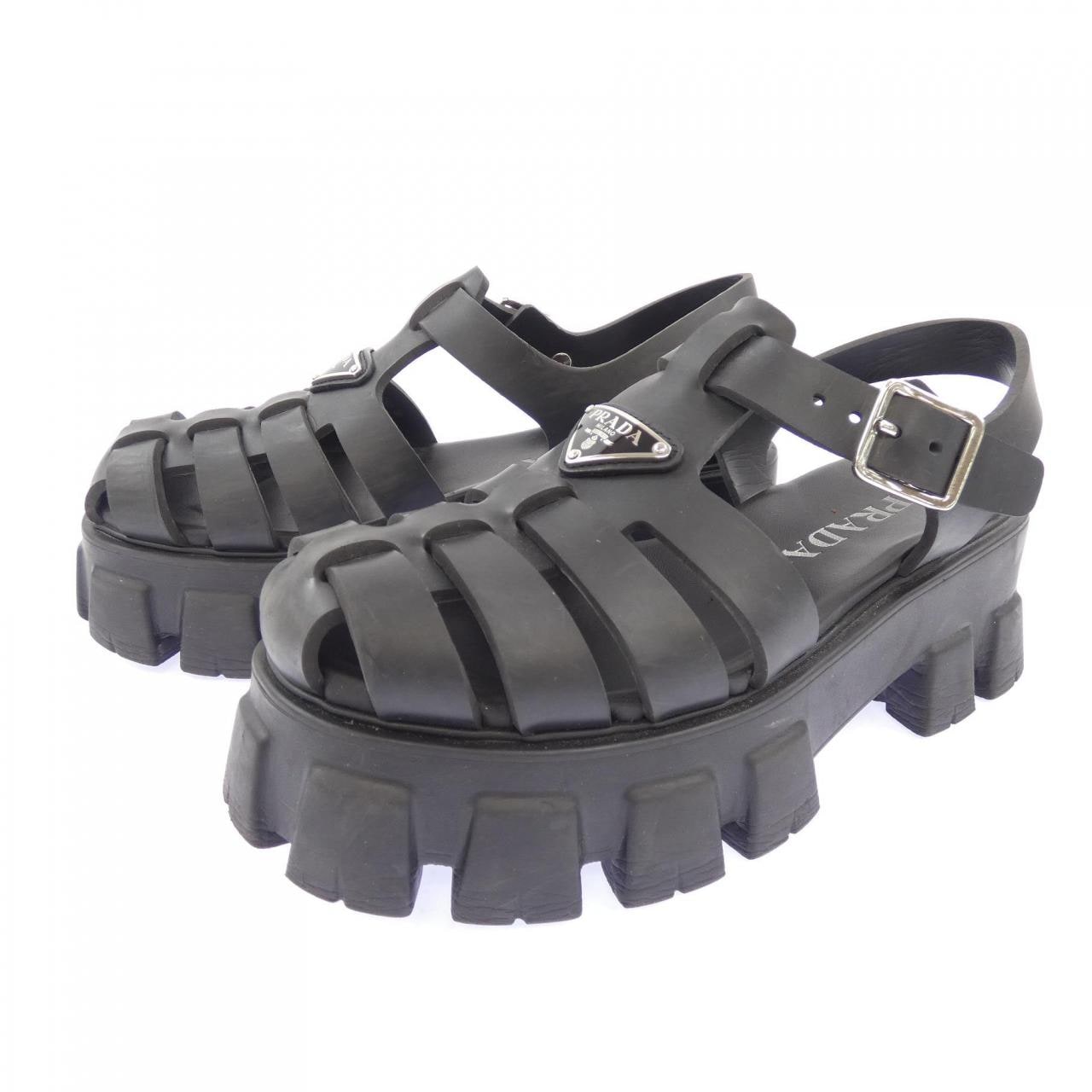 プラダ PRADA トライアングルロゴ モノリス 1X853M フォームラバー サンダル