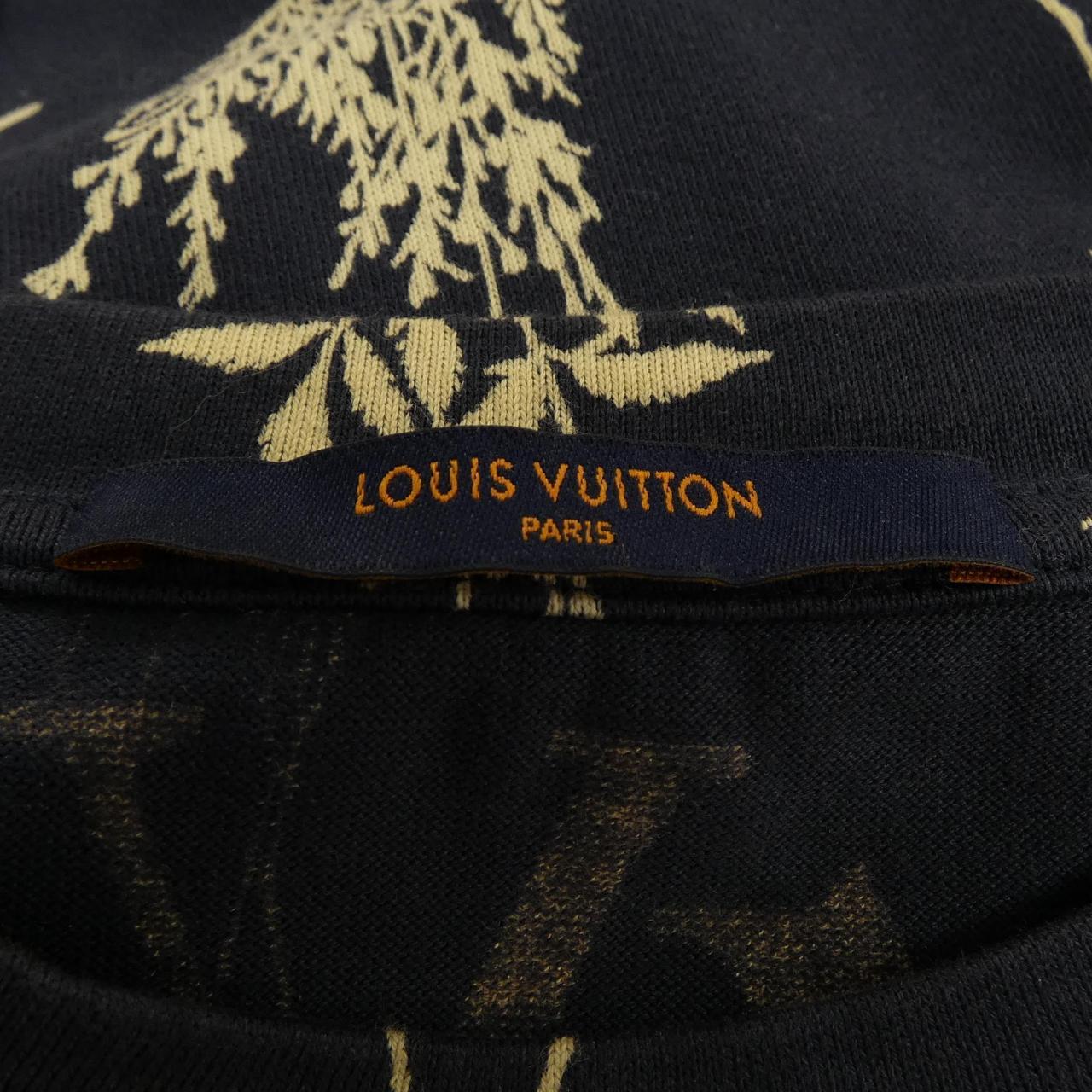 ルイヴィトン LOUIS VUITTON LVリーフディスチャージTシャツ HJY04WUYM Tシャツ