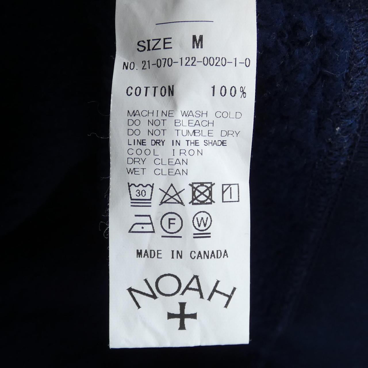 ノア NOAH パーカー